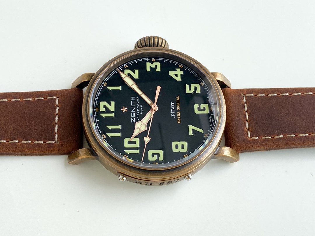 PILOT TYPE 20 45MM BRONZE CASE BLACK DIAL