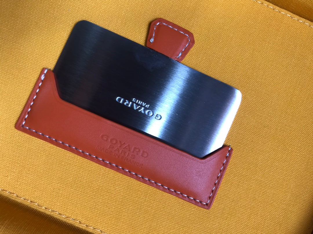 MUSE VANITY CASE 20 IN ORANGE GOYARDINE CANVAS