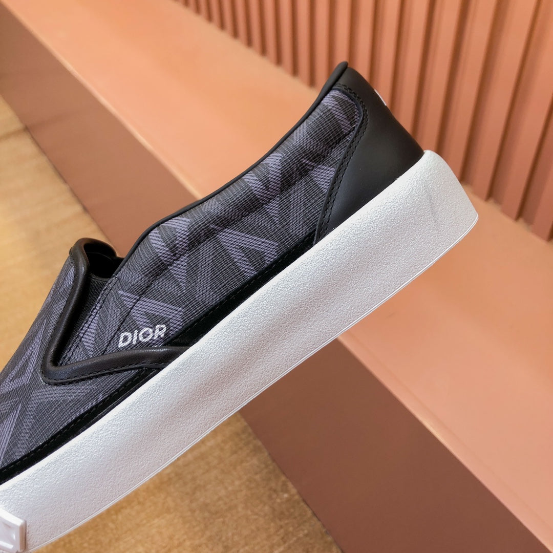CD B101 DIAMOND LOAFER ASH AND PURPLE CANVAS