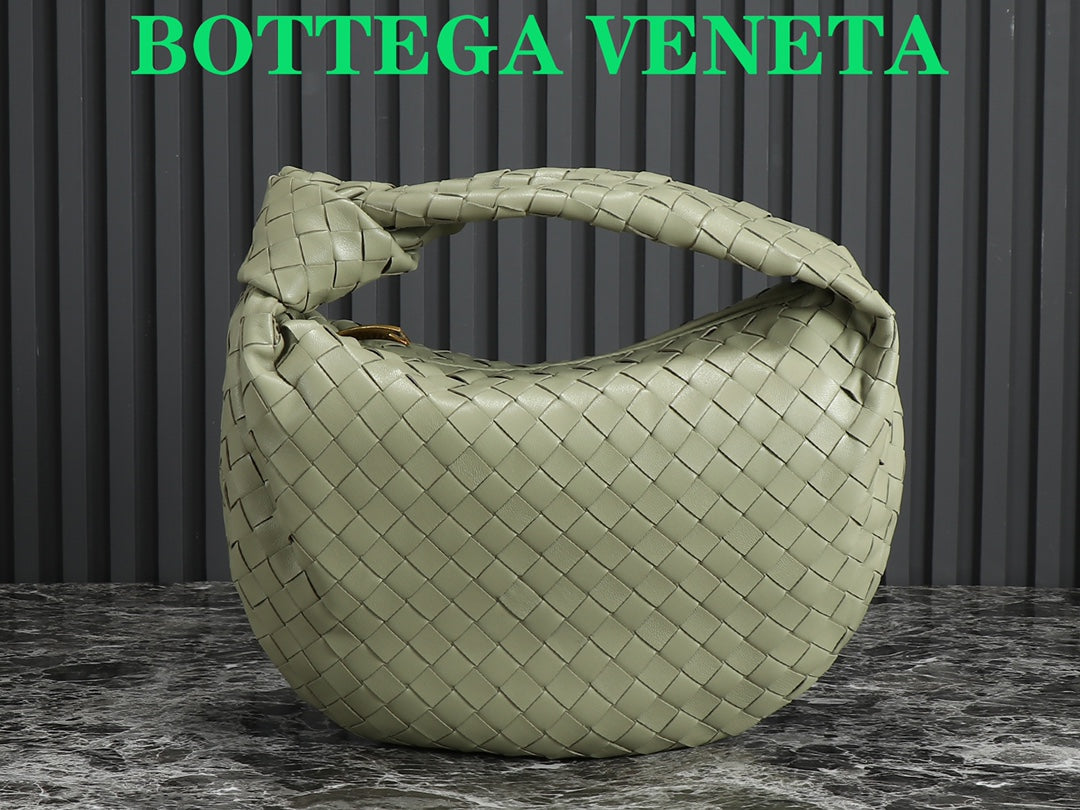 bv teen jodie 36cm khaki lambskin