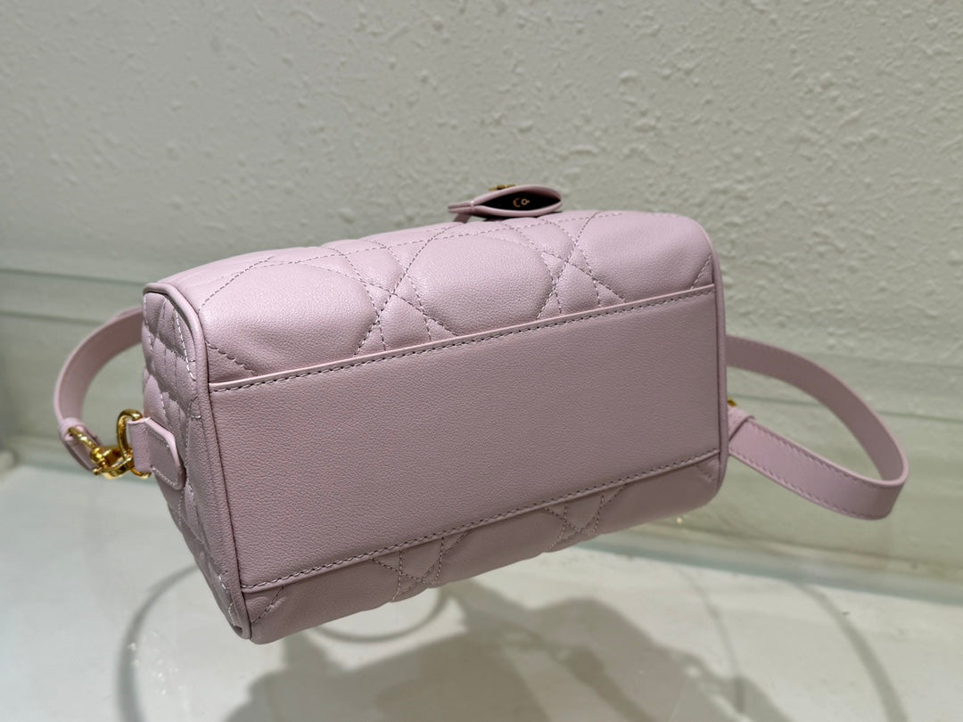 Dior 2026 Groove Bag Pink Calfskin Gold Hardware