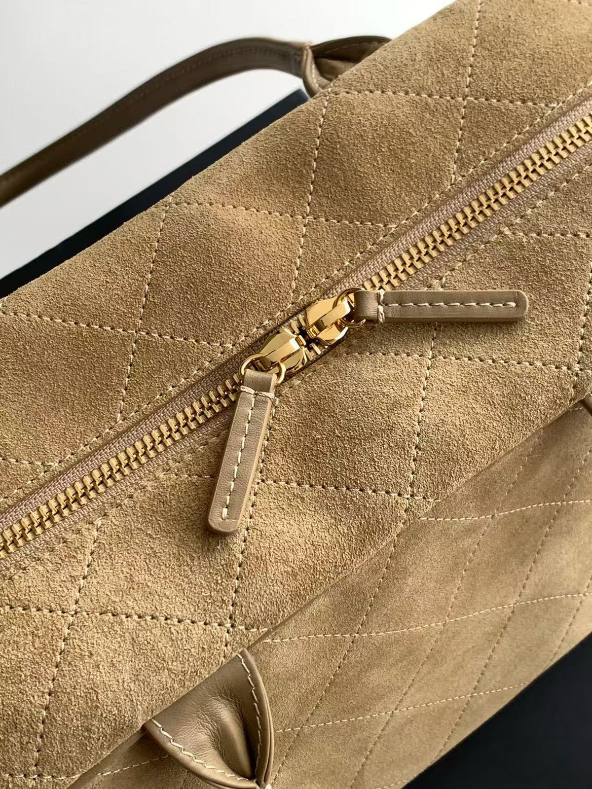 Chanel 2026 Large Bowling Bag 35.5cm Suede And Calfskin