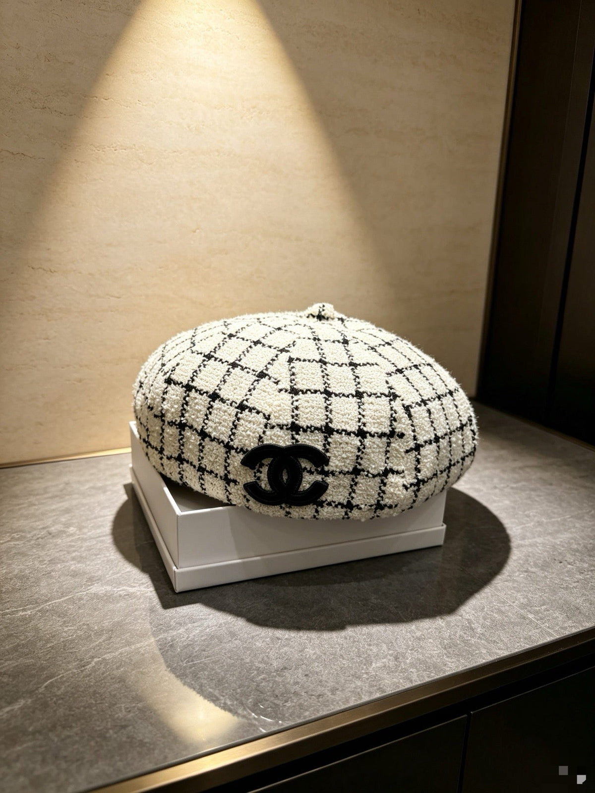 Chanel 2026 Beret Hat Tweed