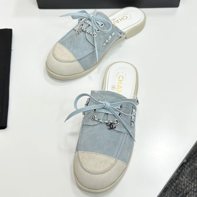 Chanel 2026 Slip-On Mule Suede Cowhide 985753