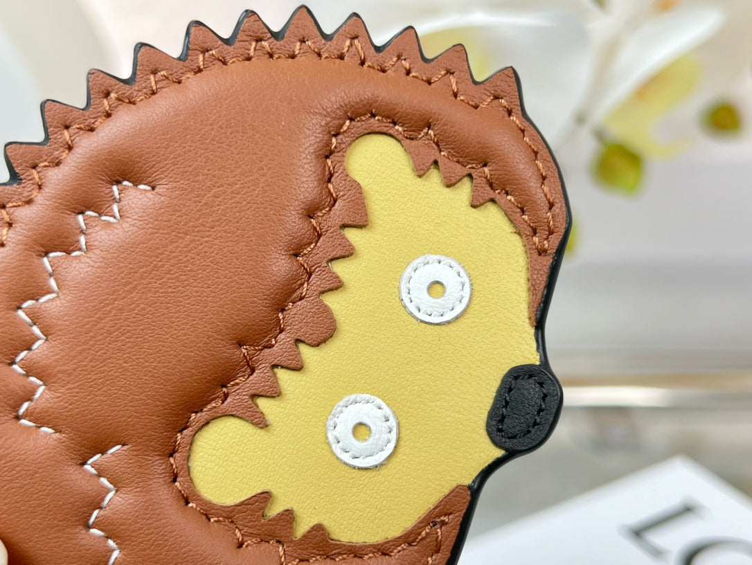 Loewe Hedgehog Charm Leather