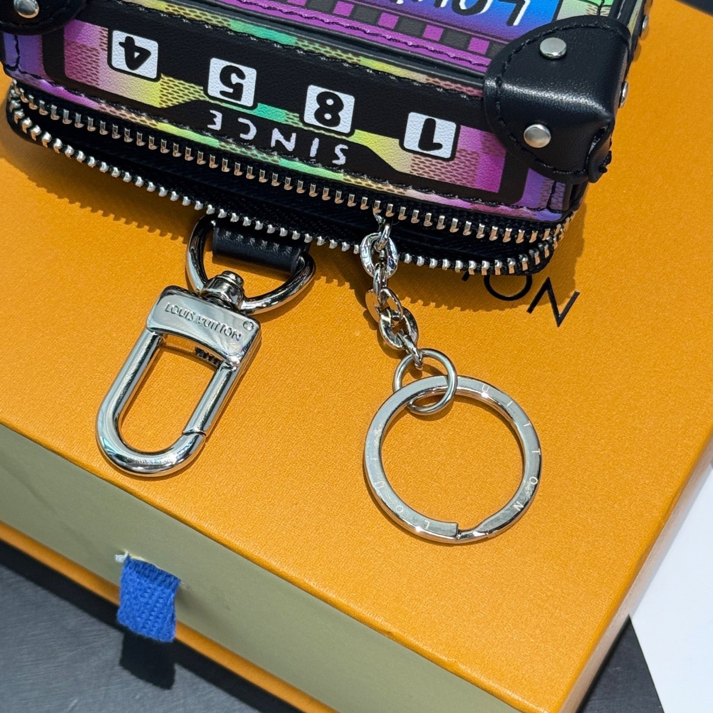 Louis Vuitton LV Stereo Bag Charm Leather