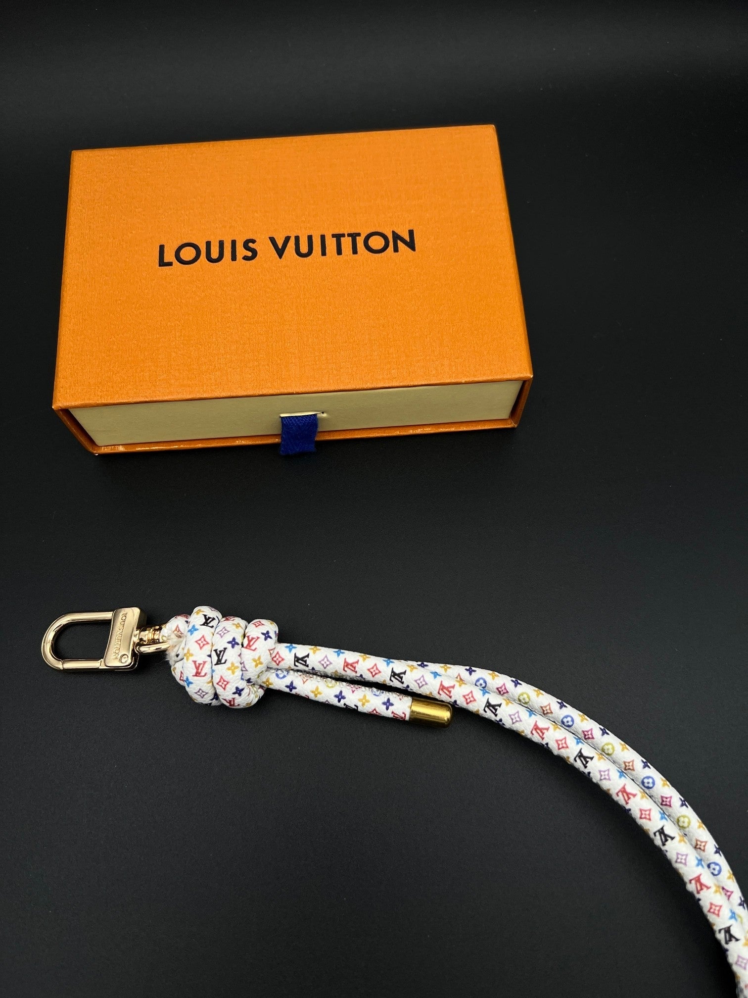 Louis Vuitton Knot LV x TM Bag Charm Leather