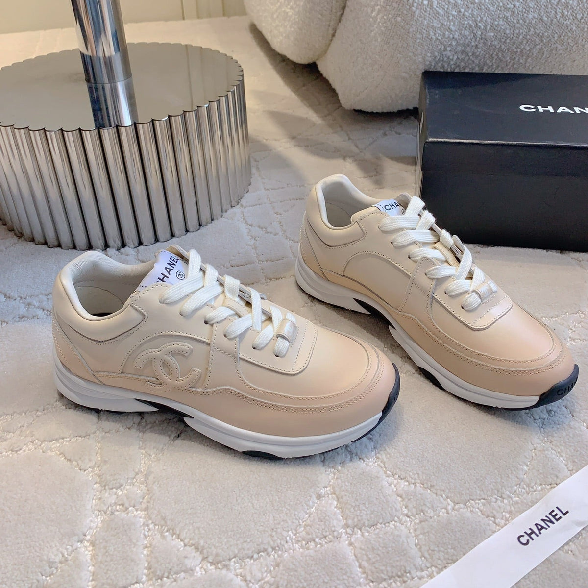 Chanel 2026 Platform Sneakers Leather 183768
