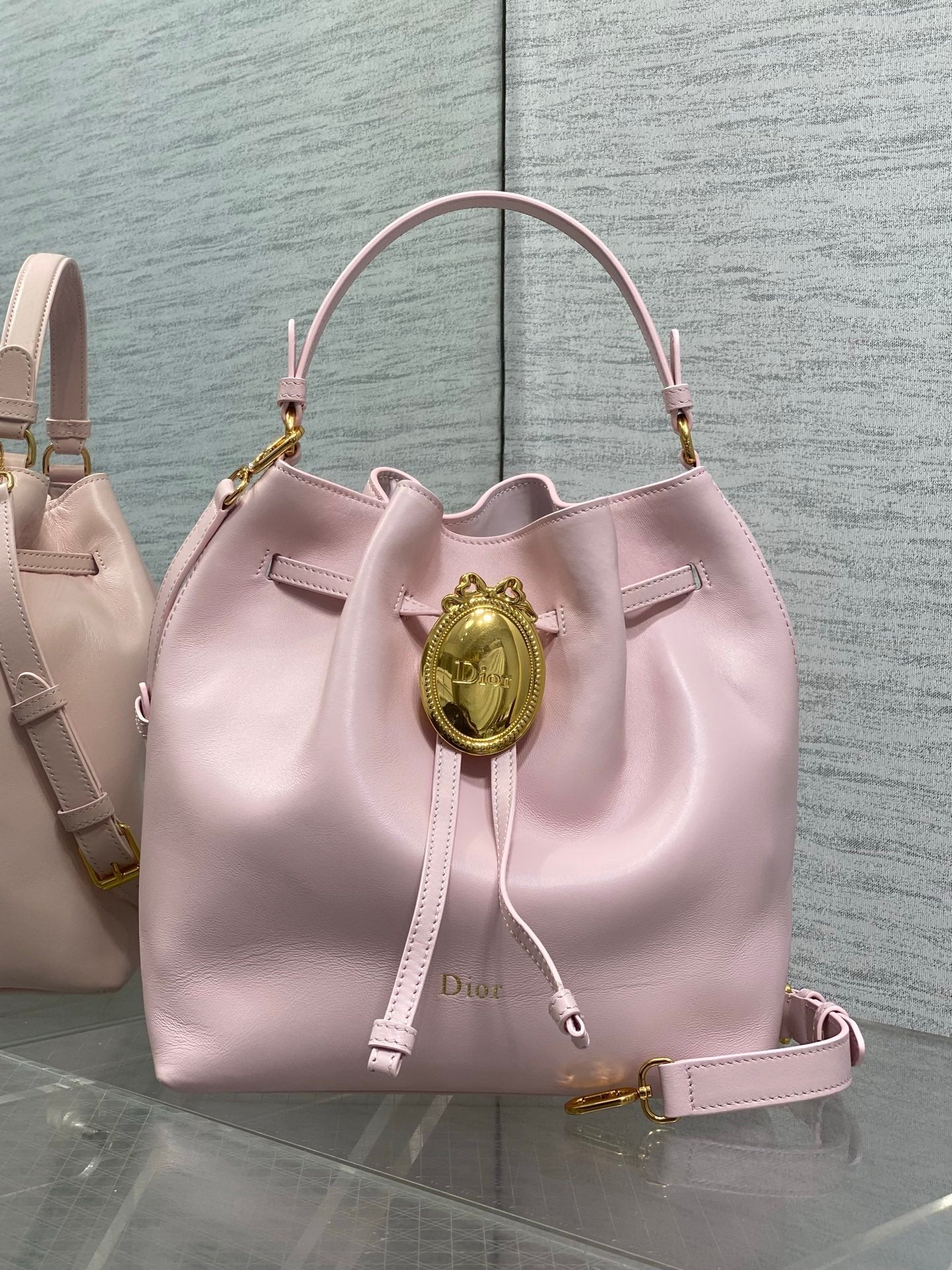 Dior 2026 Bucket Bag 27cm Suede Lambskin