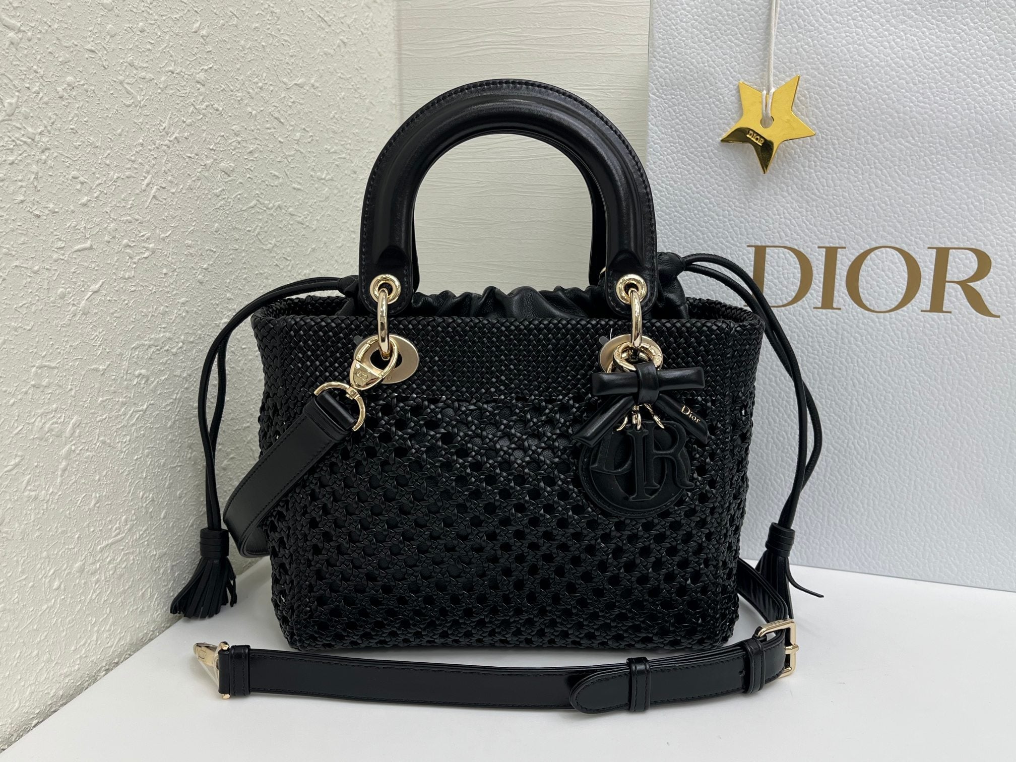 Dior 2026 Woven Bag 24cm Lambskin