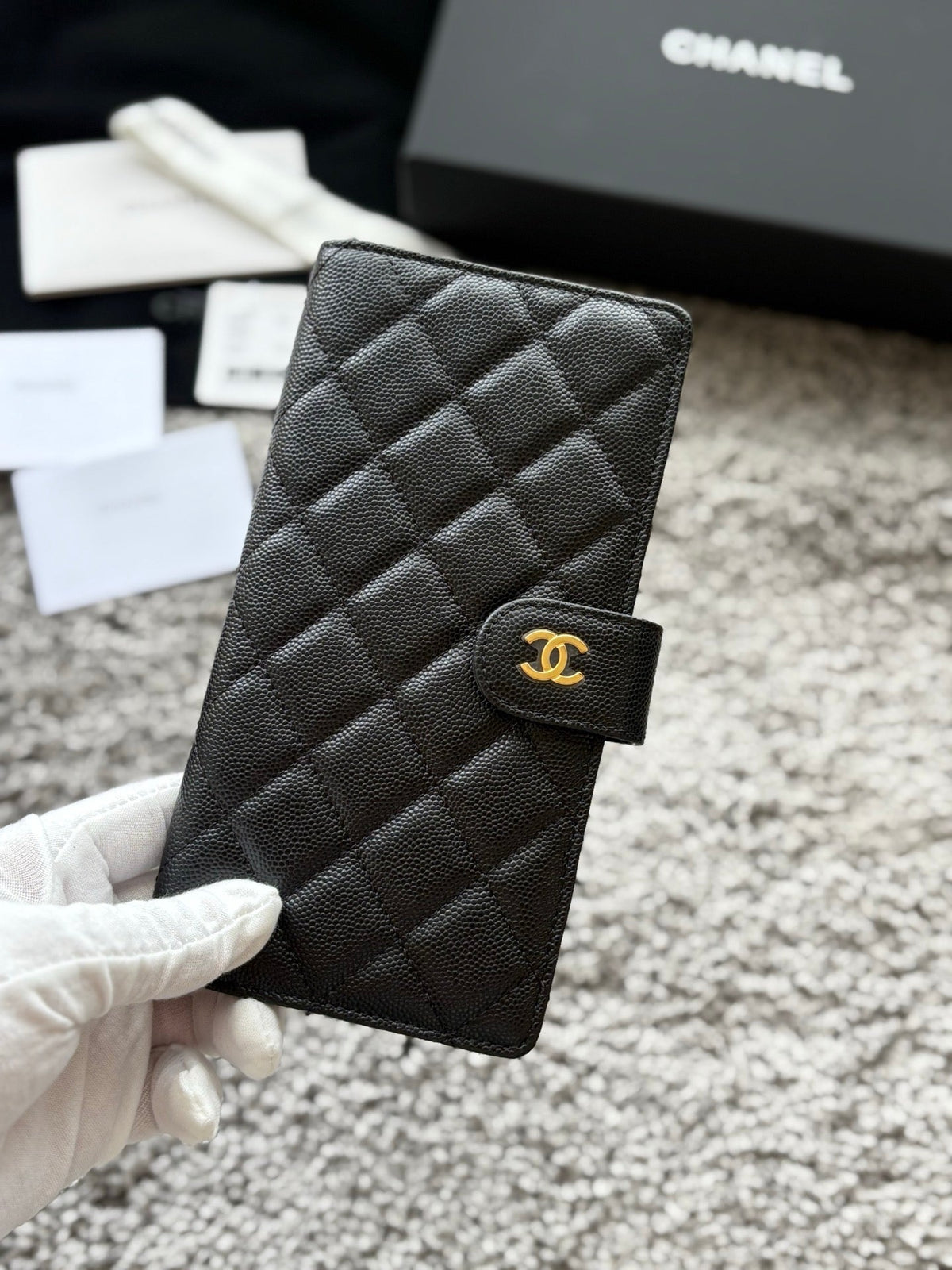Chanel 2026 Long Wallet 19cm Leather 102500