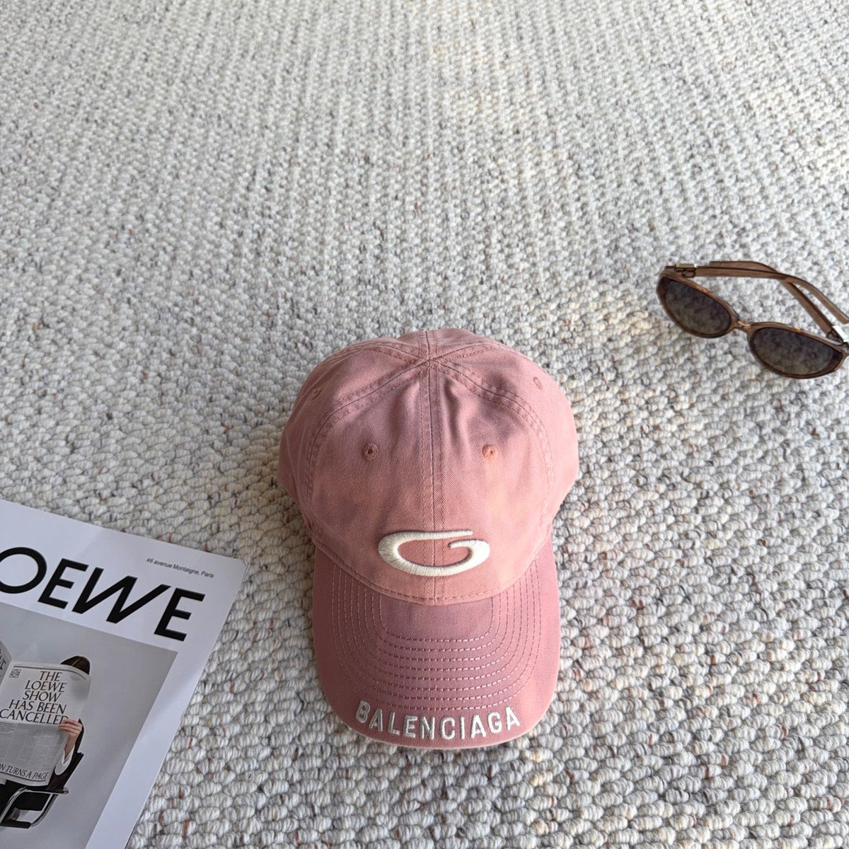 Balenciaga 2026 Loop Sports Icon Cap Hat Cotton 550317