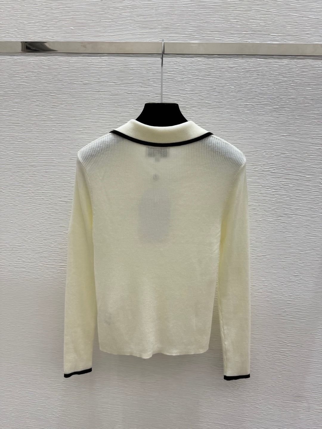 Chanel 2026 Long-sleeved Knitted Polo Shirt Wool 244648
