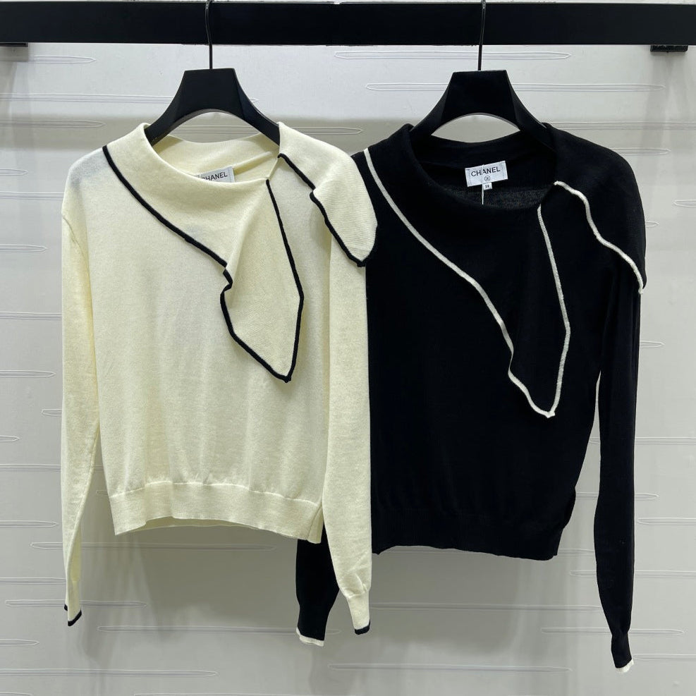 Chanel 2026 Knit Long-sleeved Top Wool 299599