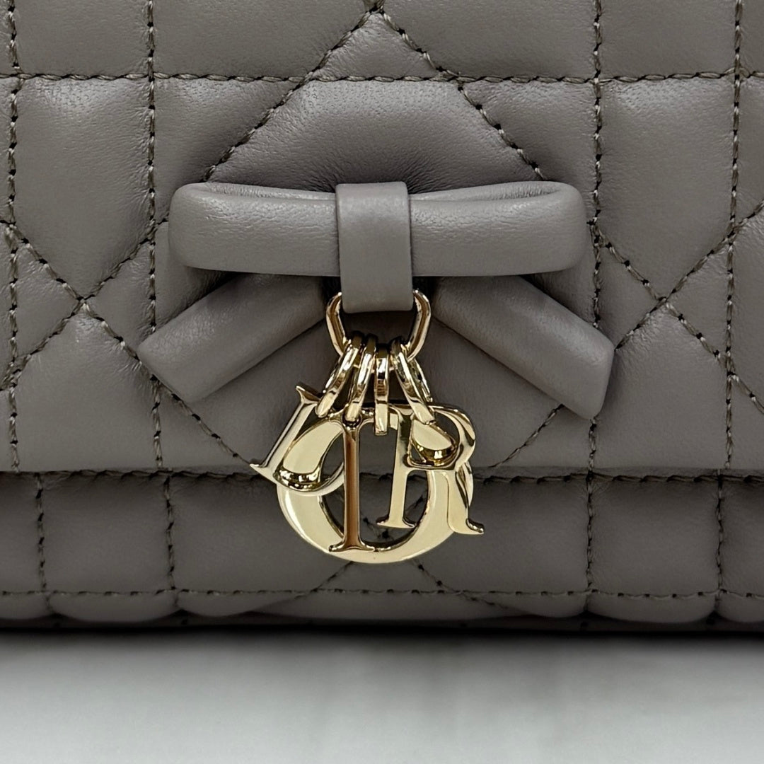 Dior 2026 My Tender Dior Top Handle Mini Chain Bag 21cm Lambskin