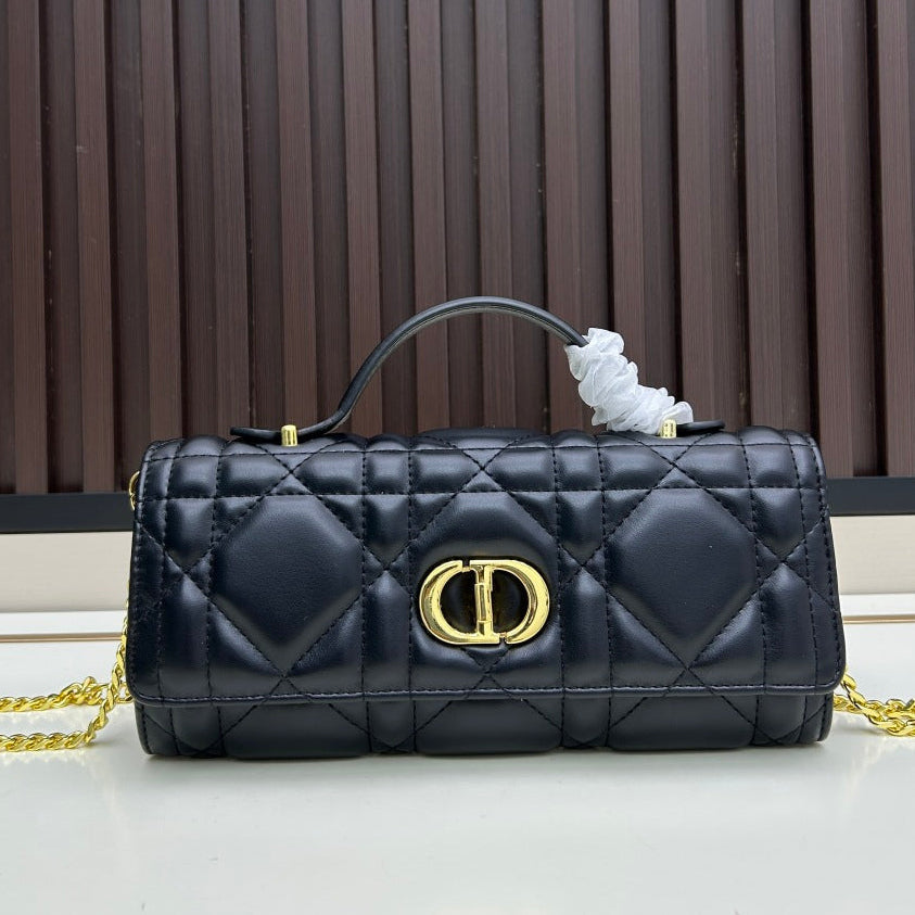 Dior 2026 Miss Caro Top Handle Pouch 24cm Lambskin