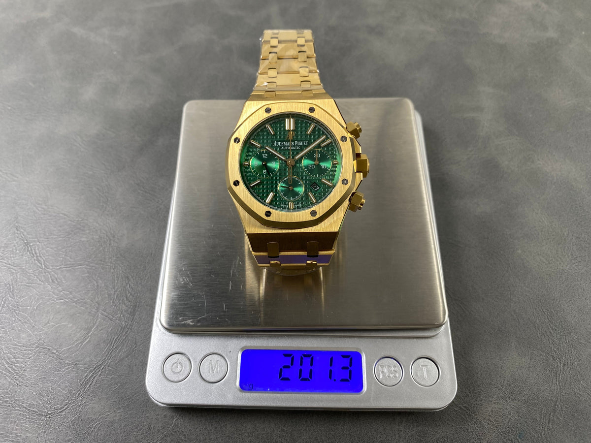 Audemars Piguet Royal Oak Chronograph 41mm Gold Green Dial