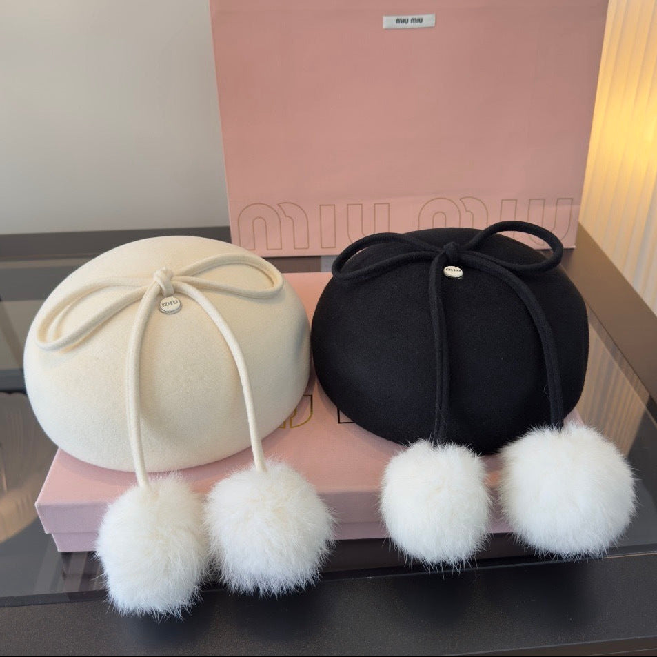Miumiu 2026 Cashmere Bucket Hat 565775