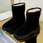 Dior 2026 Frost Quilted Ankle Boots Suede Wool 140997