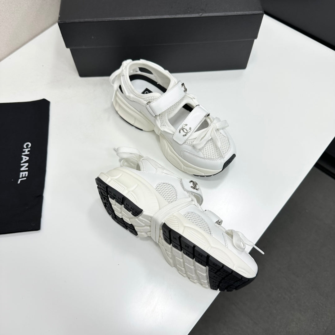 Channel 2026 Casual Sneakers 30mm Mesh Calfskin 894891