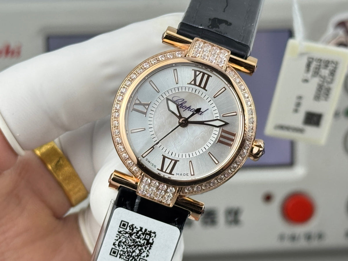 Chopard Imperiale 29mm Pink Gold Case Diamond Bezel