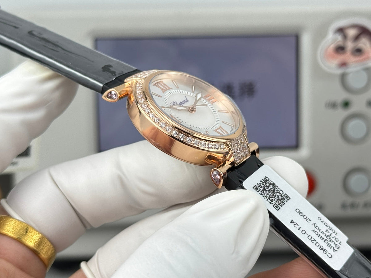 Chopard Imperiale 29mm Pink Gold Case Diamond Bezel