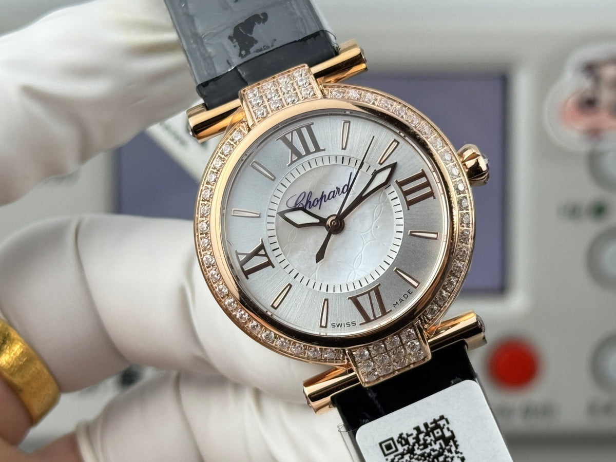 Chopard Imperiale 29mm Pink Gold Case Diamond Bezel