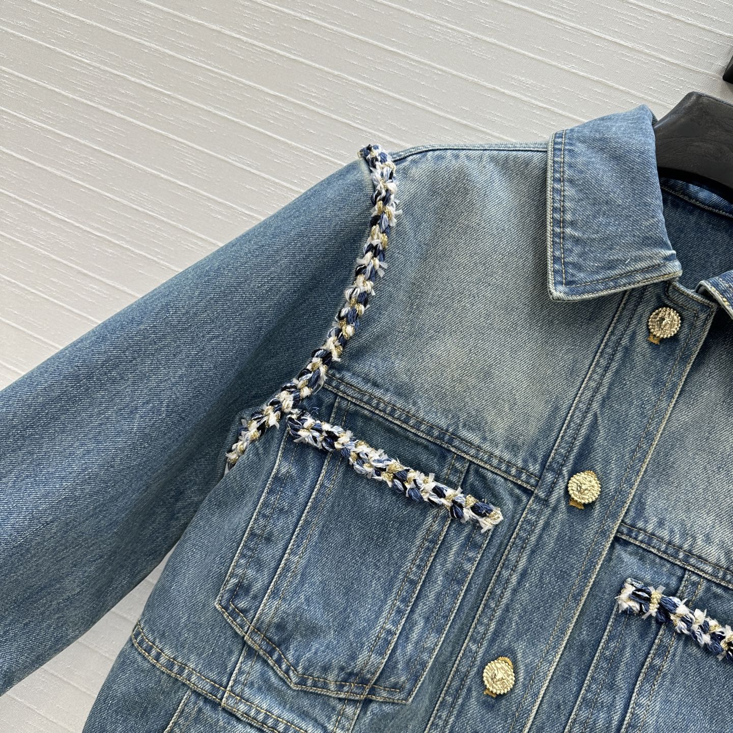 CC 25 Denim Jacket Blue Cotton