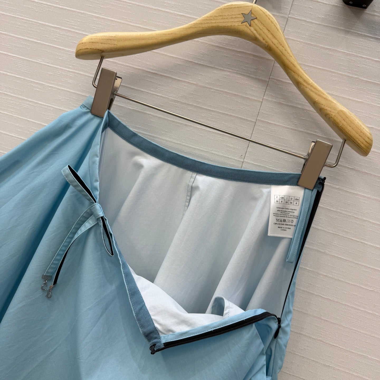 Dior 2026 Long Skirt Blue Cotton 399008