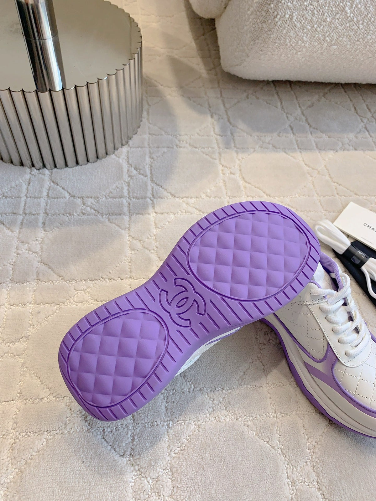 Chanel 2026 Quilted Platform Sneakers Leather 183733