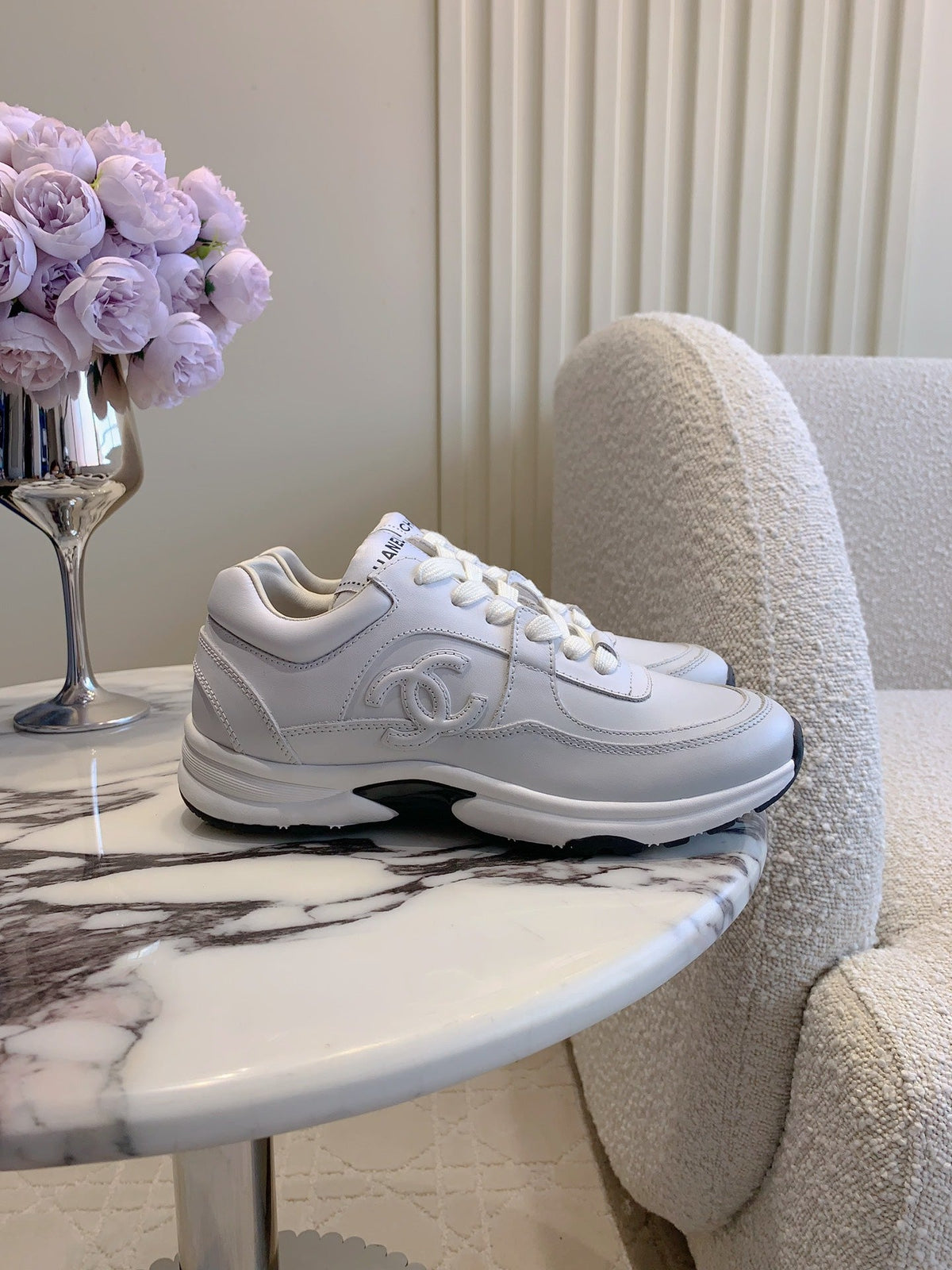 Chanel 2026 Platform Sneakers Leather 183768