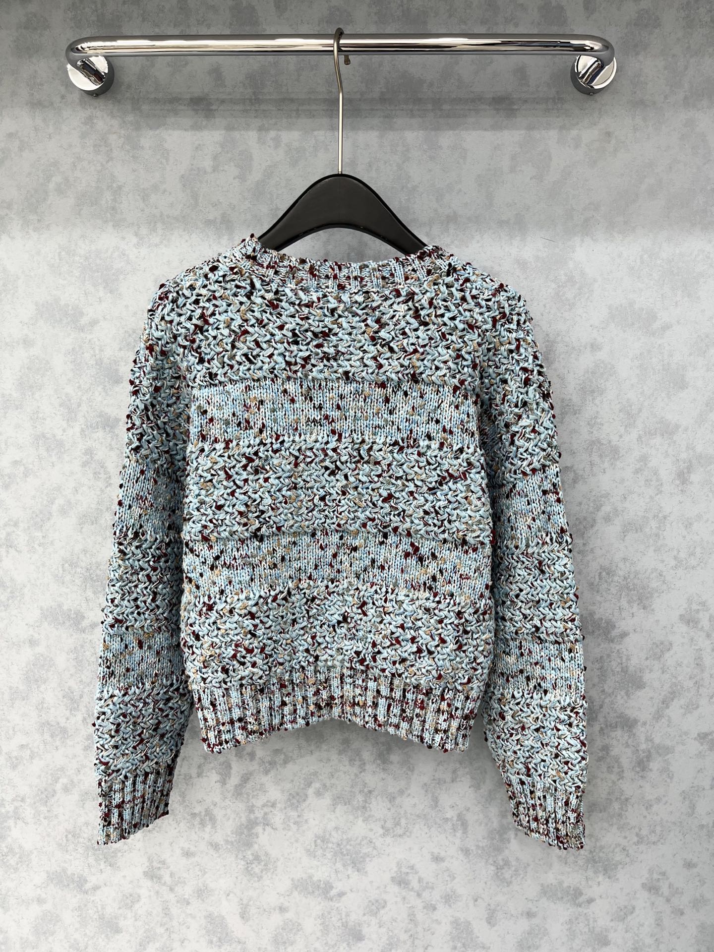 CC 2025 Jacket Blue Mix Colors Wool 325862