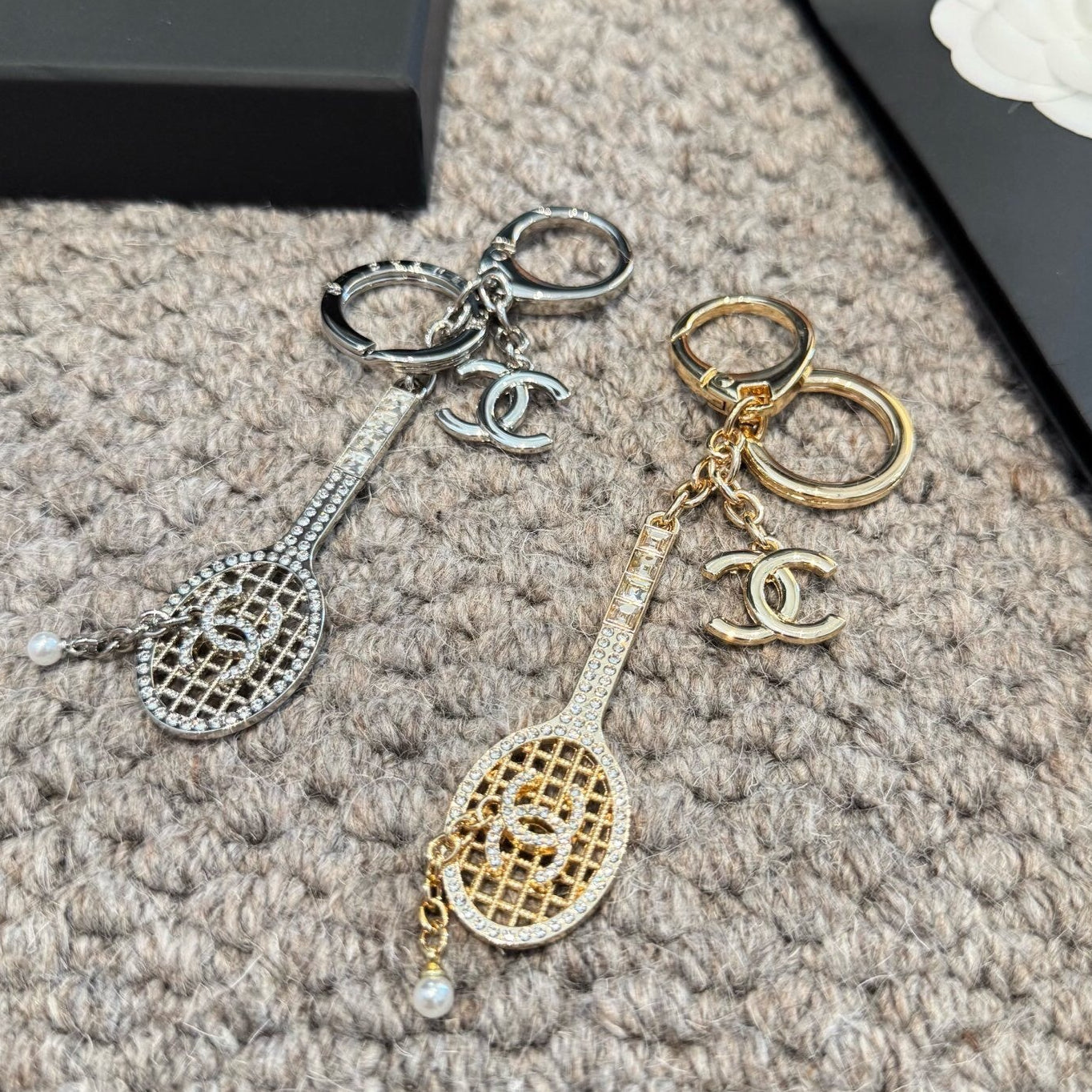 Chanel Tennis Racket Charm 415598