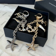 Chanel Fish Anchors Starfish Bag Charm 546178