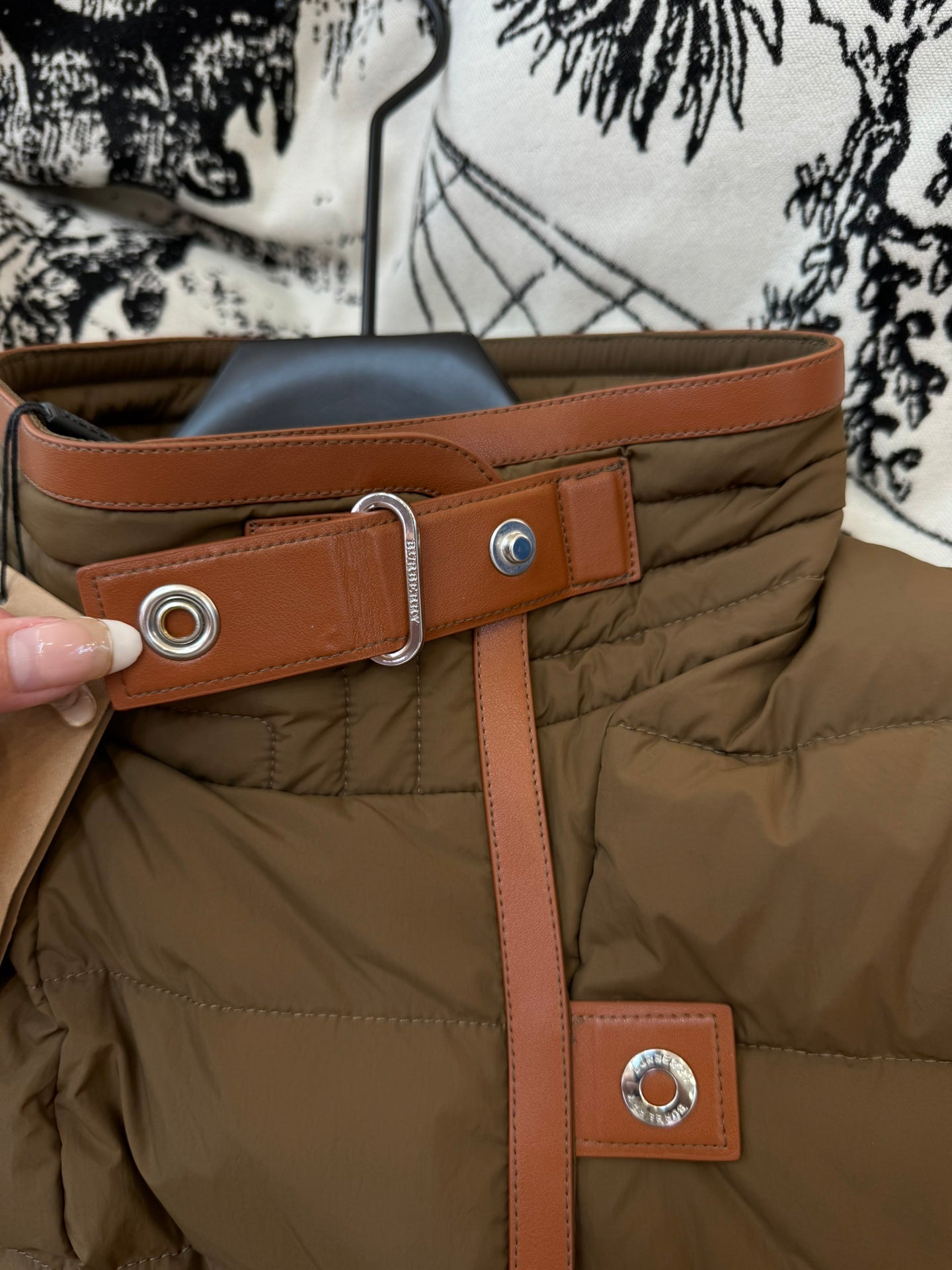 Burberry 25 Jacket Brown Down Nylon