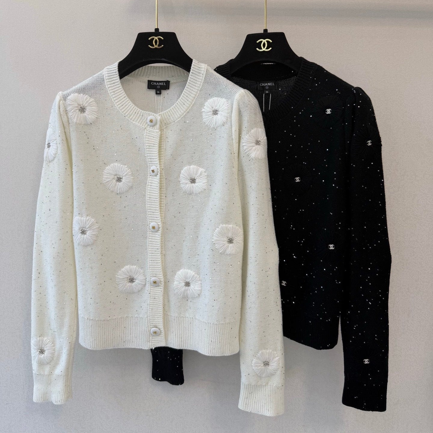 Chanel 2026 Flower Knit Cardigan Wool 423077