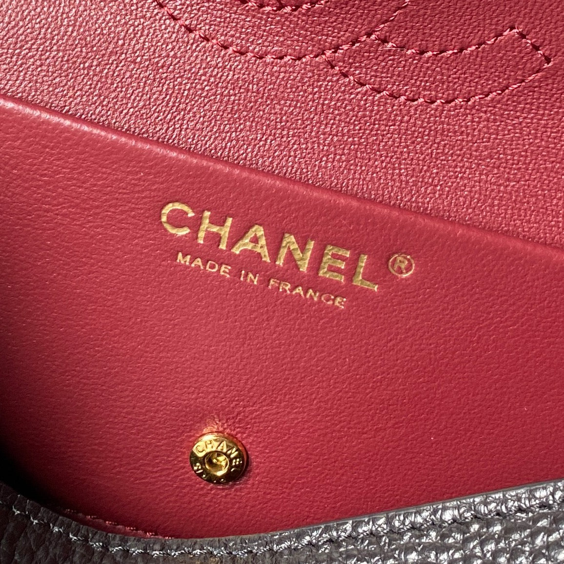 Chanel 2026 Mini Flap Bag 20cm Denim And Grained Calfskin