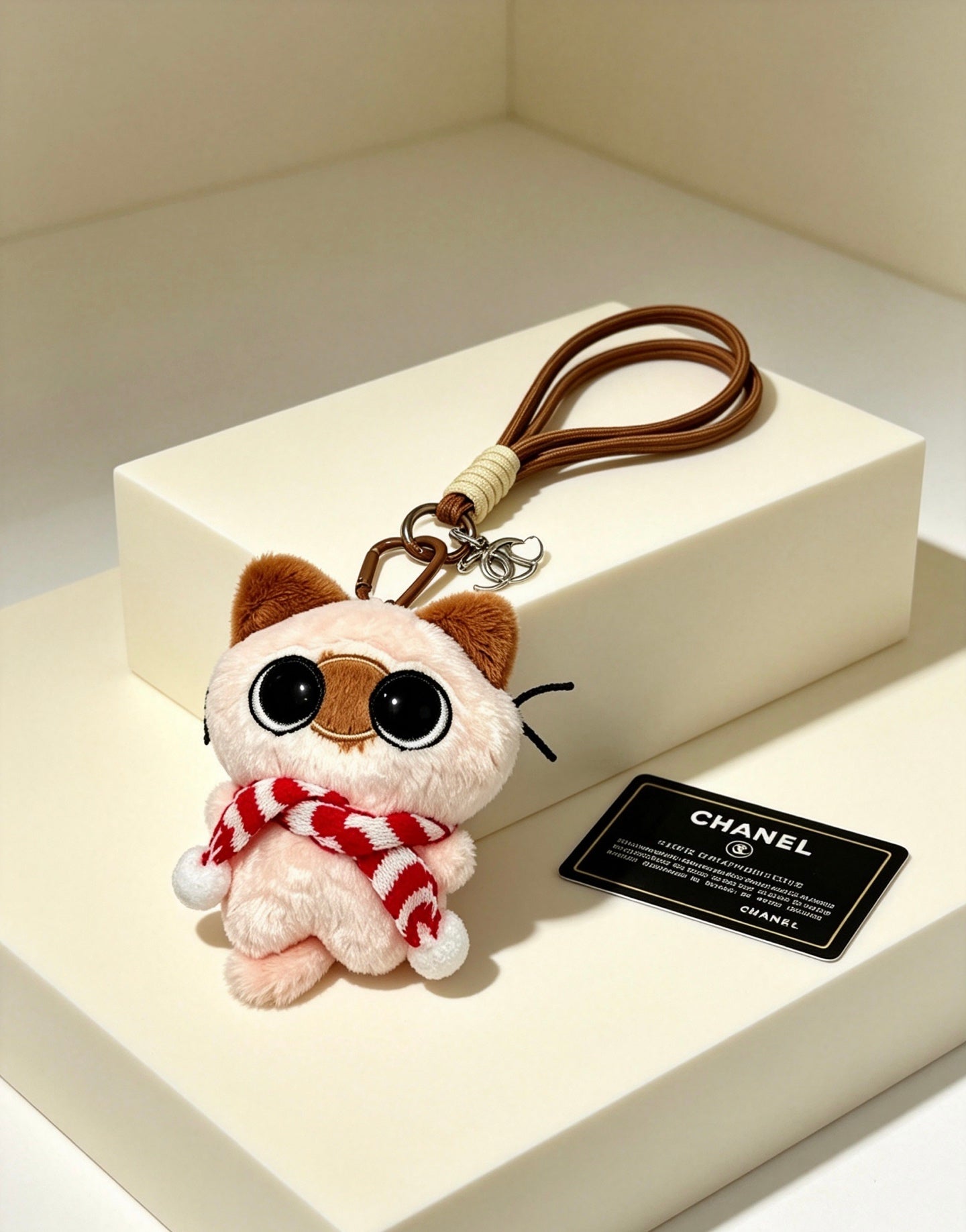 Chanel Plush Cute Cat Charm