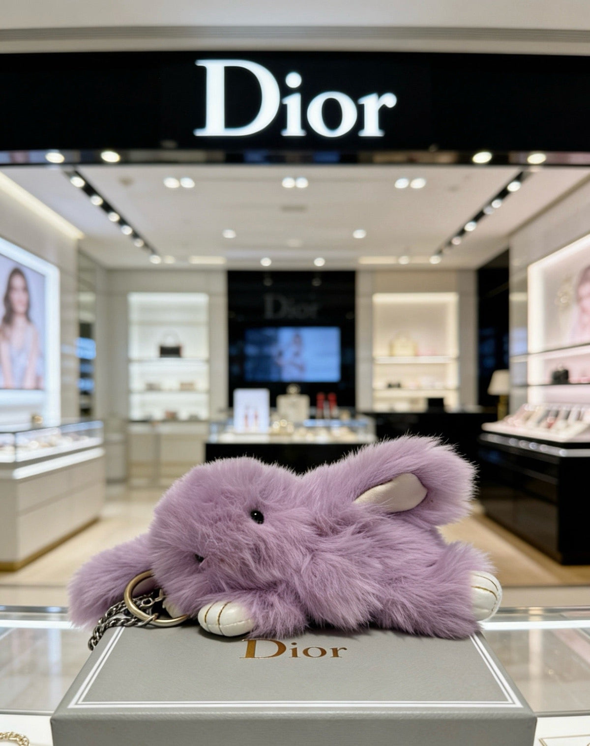 Dior Purple Rabbit Charm