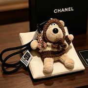 Chanel Cute Plush Dog Charm