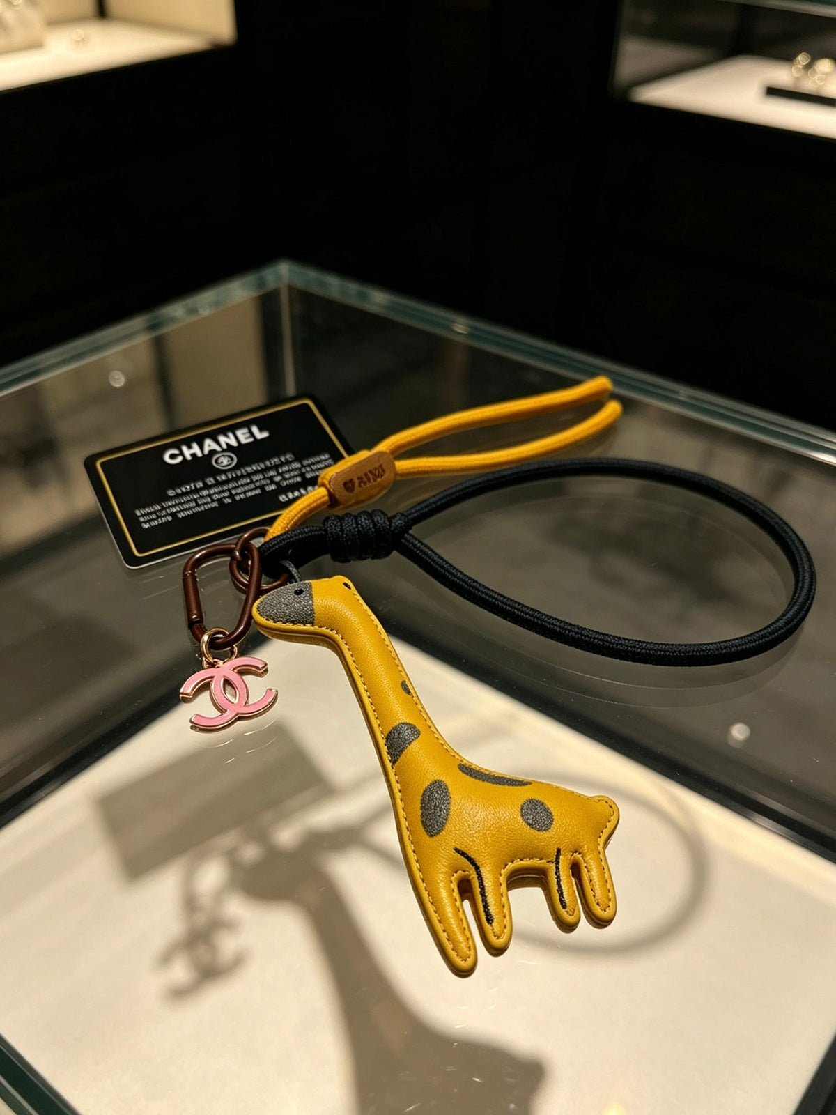 Chanel Yellow Giraffe Charm