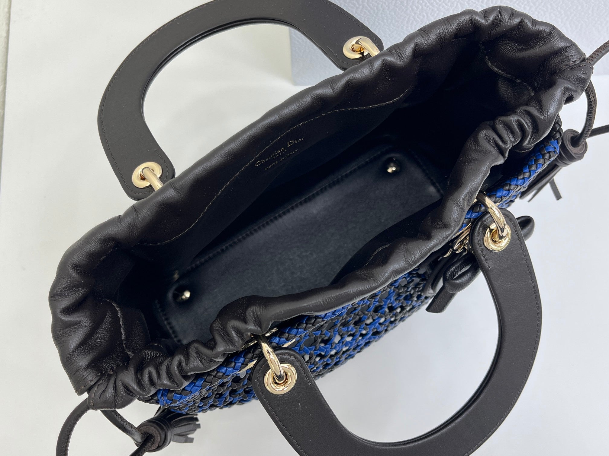 Dior 2026 Woven Bag 24cm Lambskin