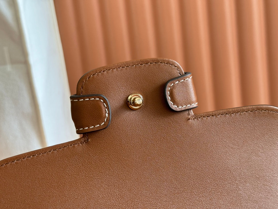 Gucci Horsebit 1995 Bag Brown Calfskin