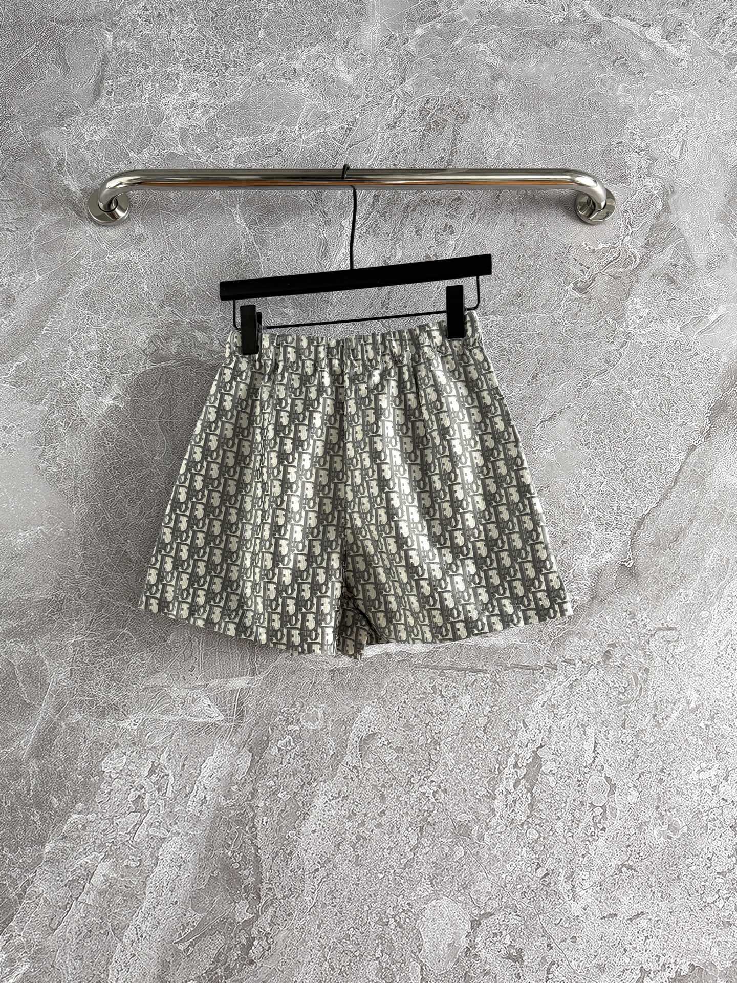 CD Monogram Culottes Gray mix Beige Polyester