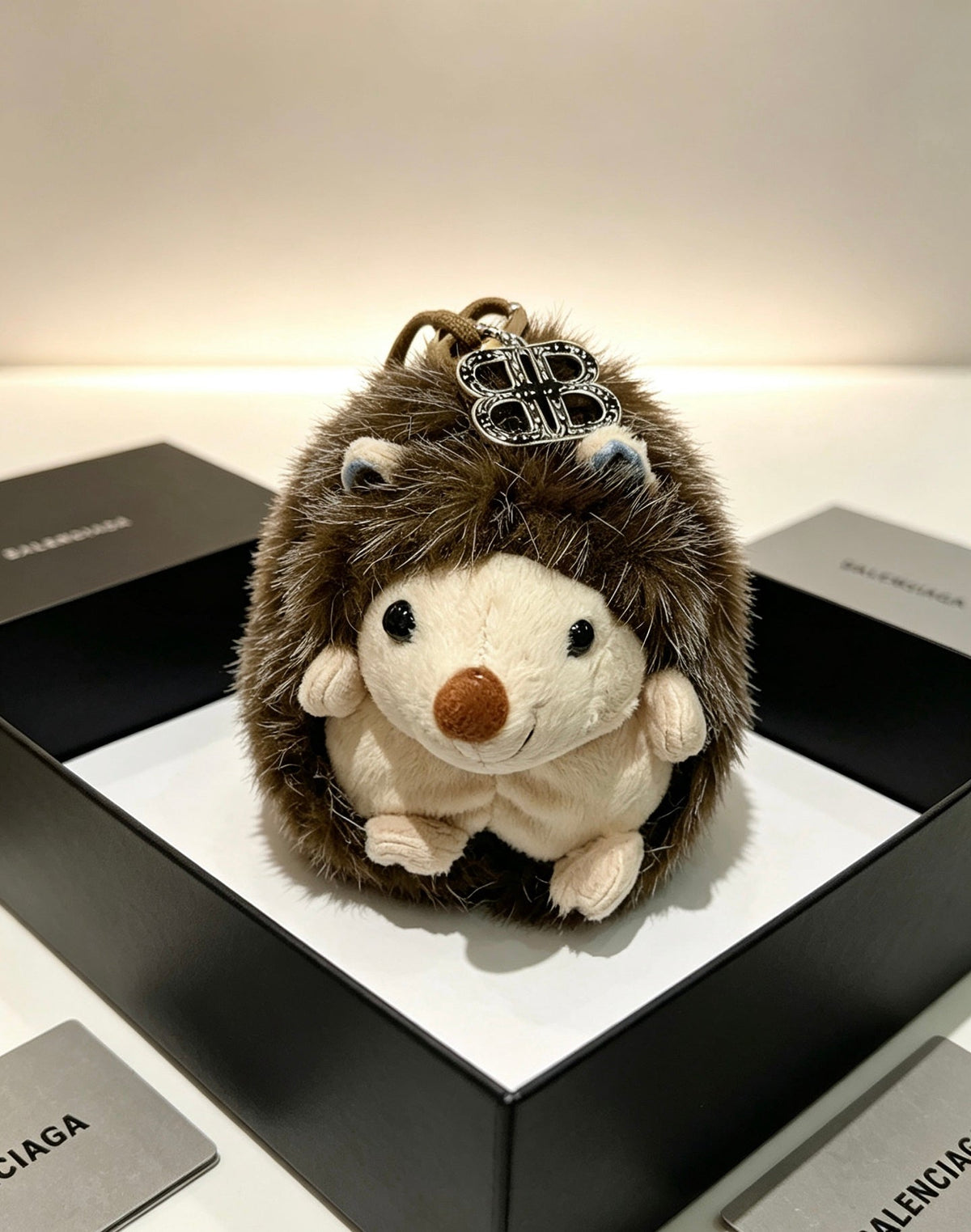 Balenciaga Plush Hedgehog Charm