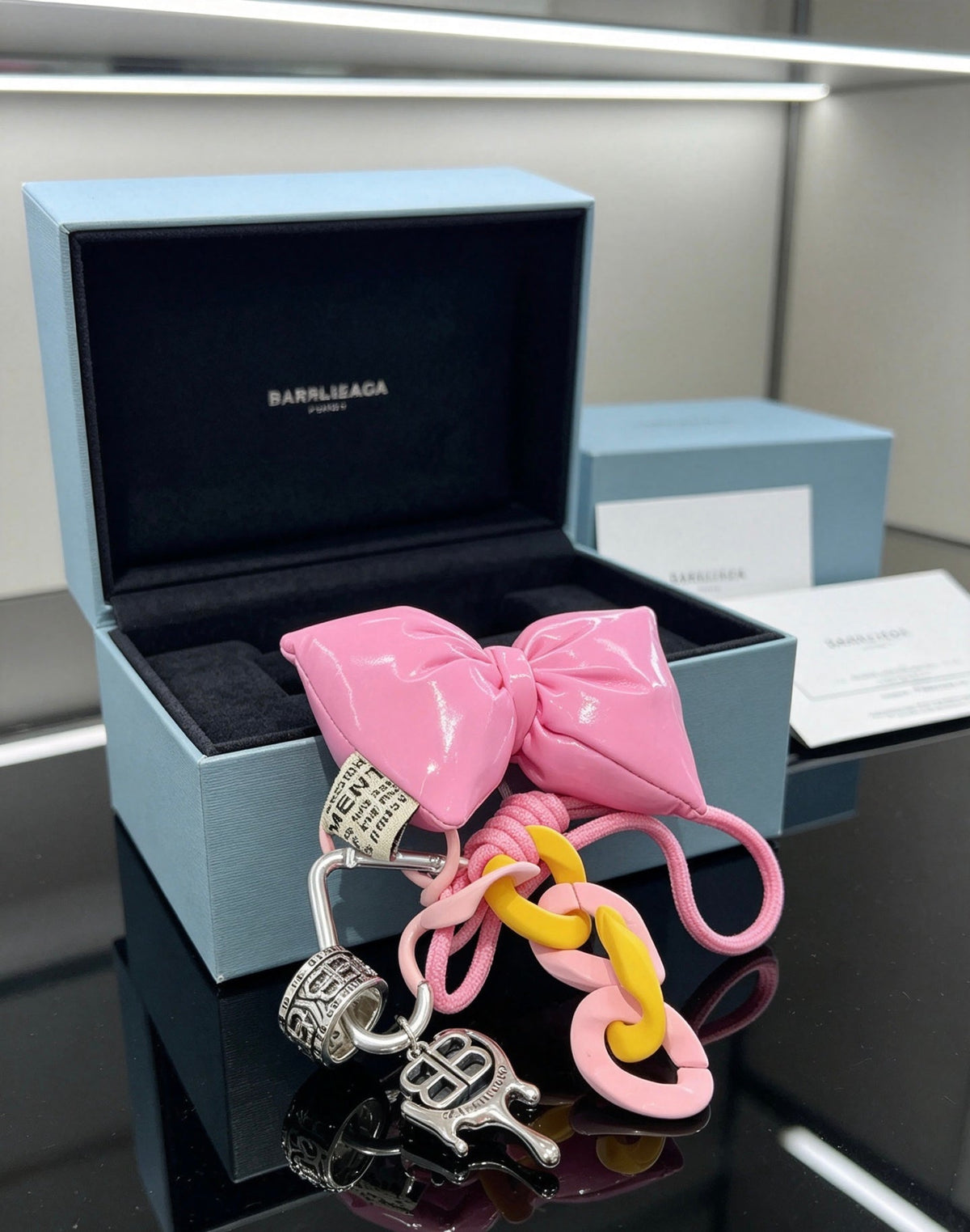 Balenciaga Pink Bow Charm