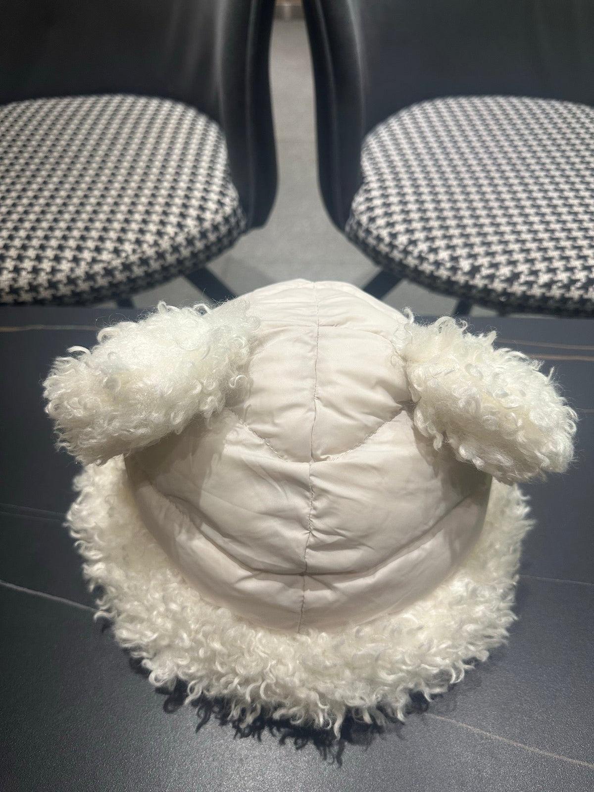 Chanel 2026 Bear-Ear Hat Fabric 566090
