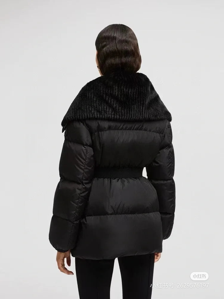 Moncler 25 Brasseurs Short Jacket Black Polyester 291396