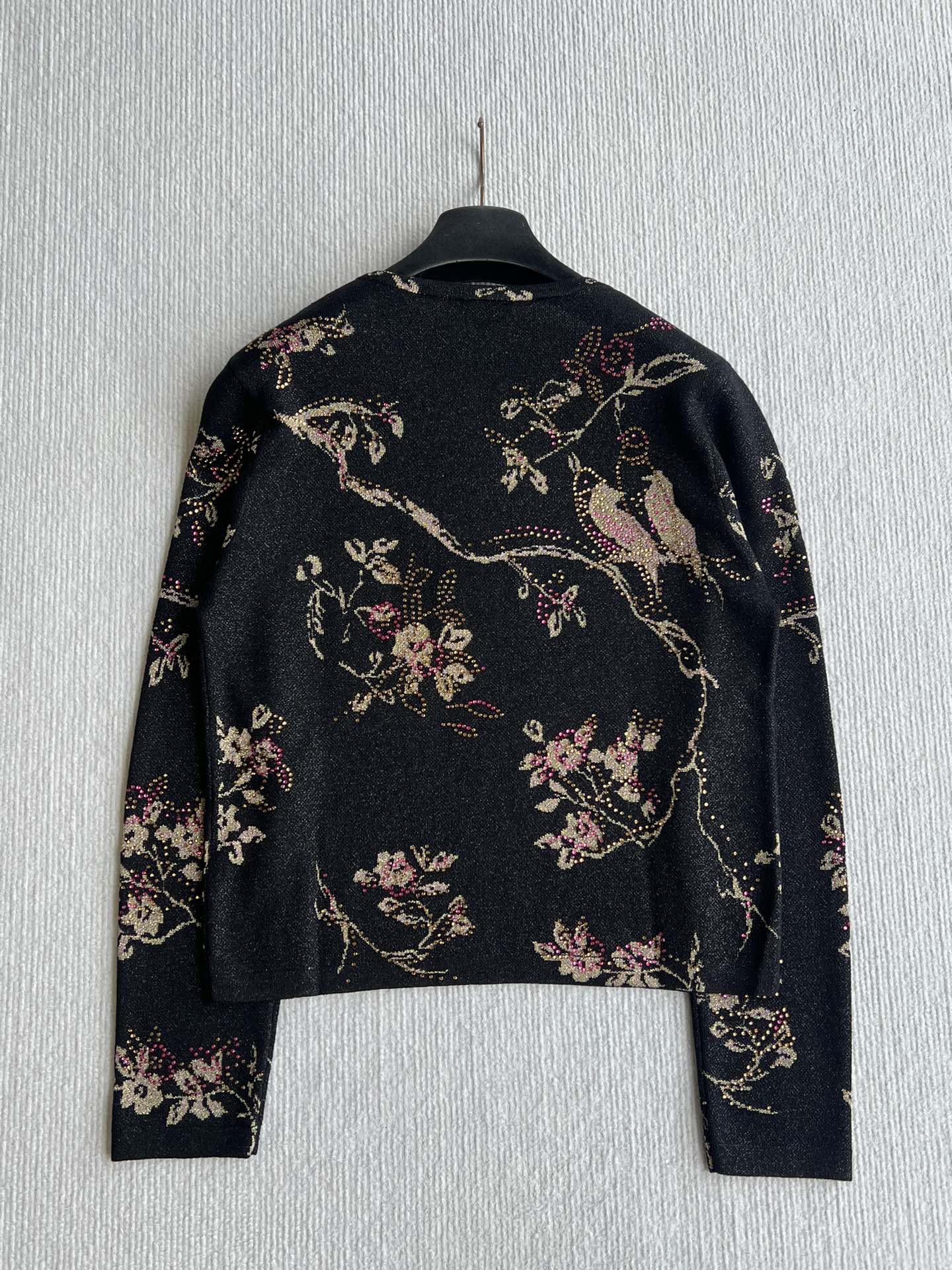CC 25 Long-sleeved Shirt Black Metalised Fiber Cupro