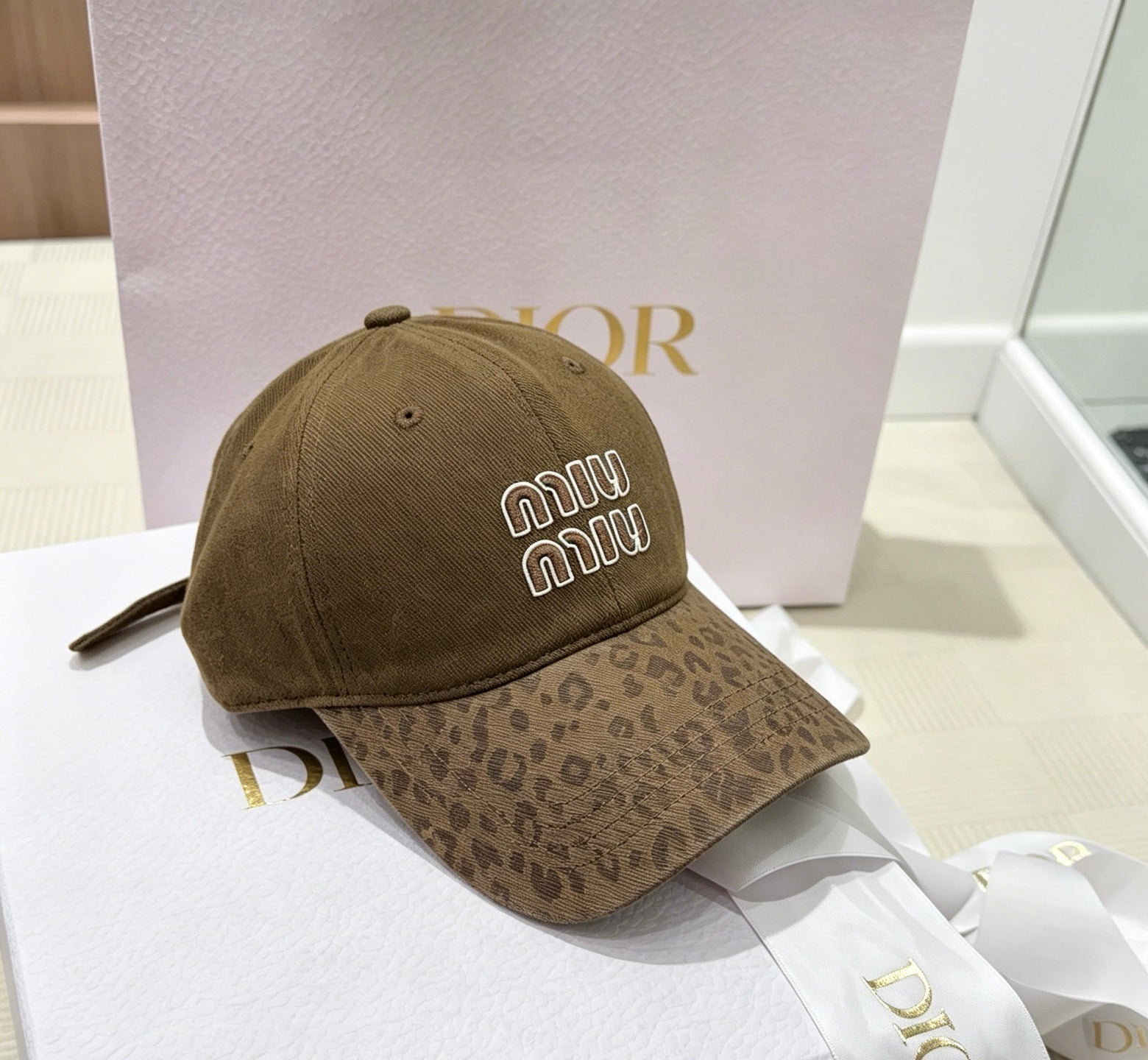 Miumiu Baseball Cap Cotton 212916